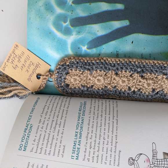 📓NEW Bookmark HAND CRAFTED Crochet Handmade - Picture 8 of 8